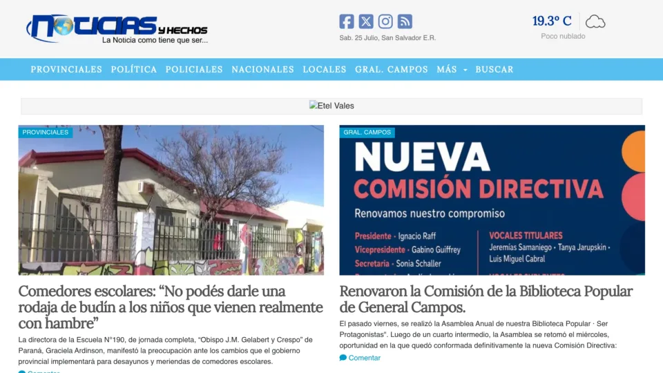 Captura de Noticias y Hechos