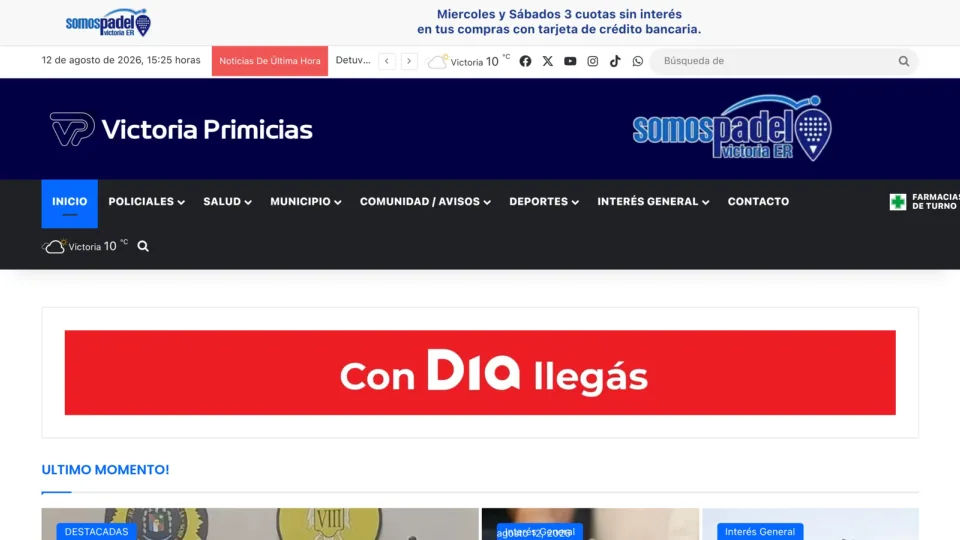 Captura de Victoria Primicias