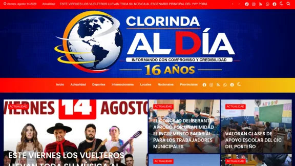 Captura de Clorinda al Día