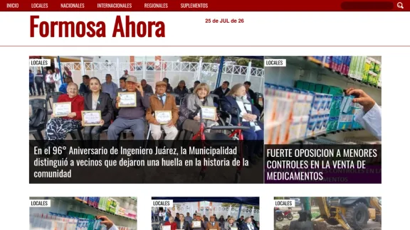 Captura de Formosa Ahora