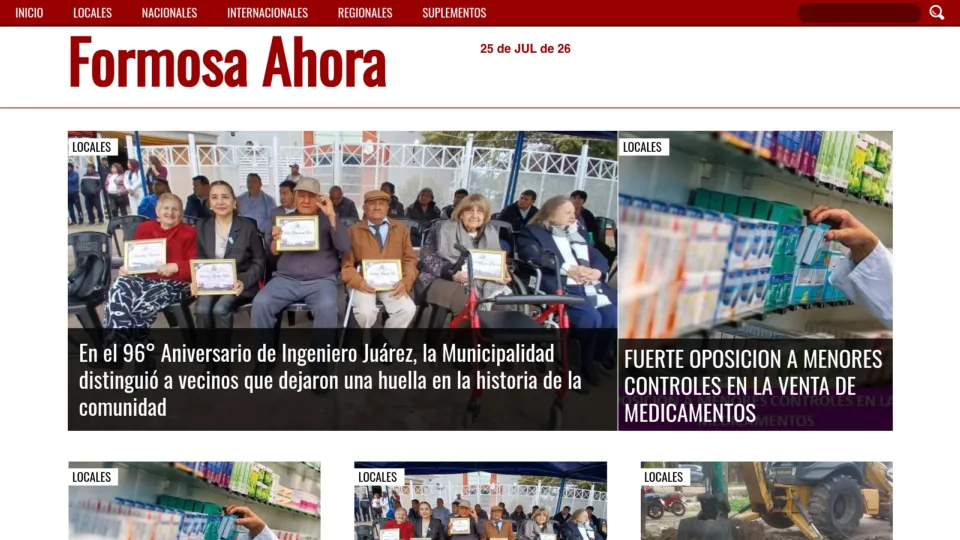 Captura de Formosa Ahora