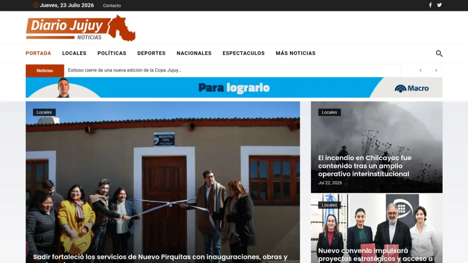 Captura de Diario Jujuy