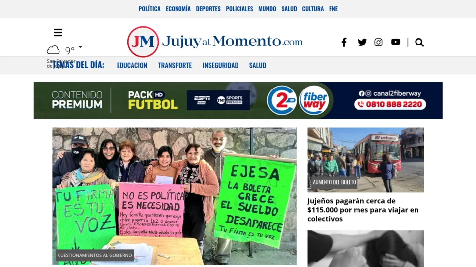 Captura de Jujuy al Momento