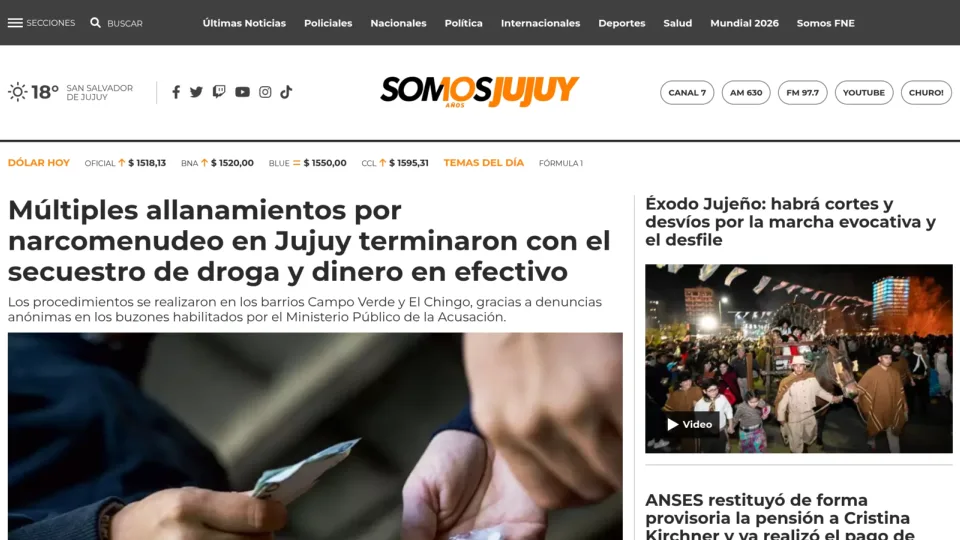 Captura de Somos Jujuy