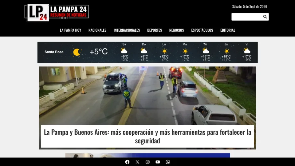 Captura de La Pampa 24