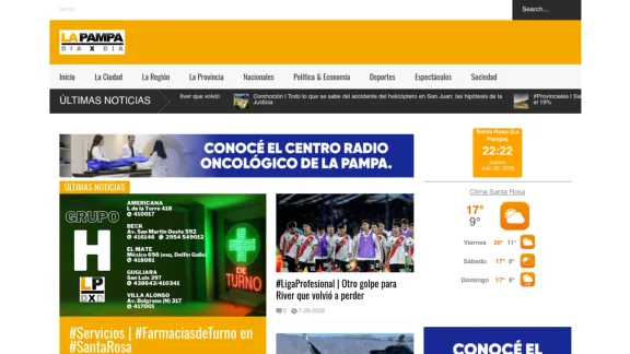 Captura de La Pampa DÃ­a x DÃ­a