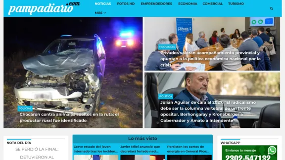 Captura de Pampa Diario