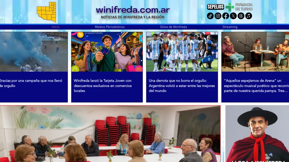 Captura de Winifreda y la regiÃ³n