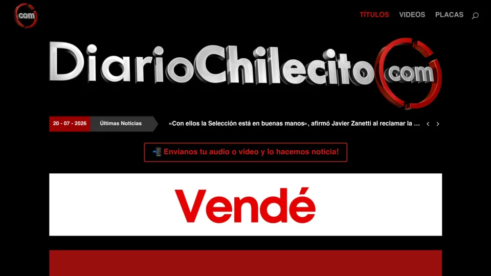 Captura de Diario Chilecito