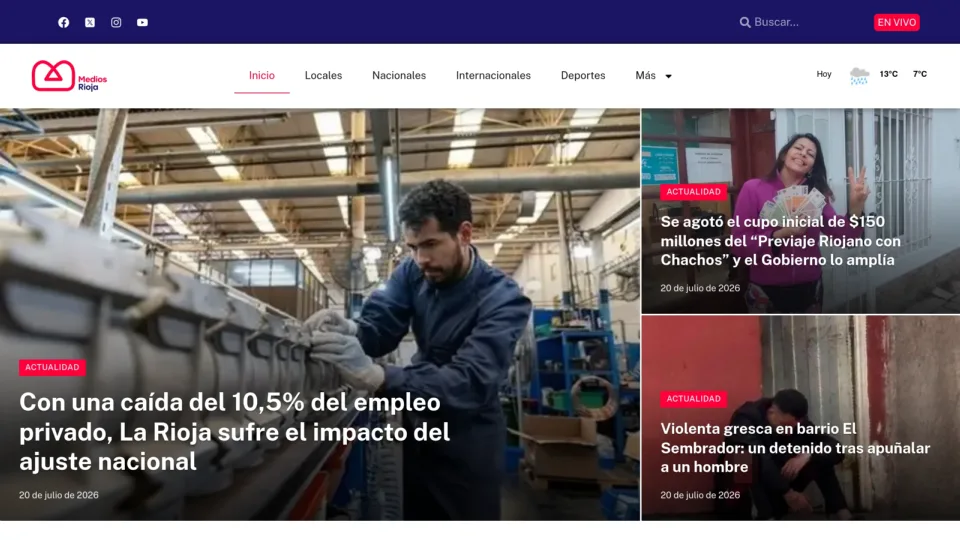Captura de Medios Rioja