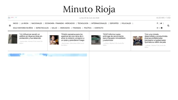 Captura de MinutoRioja