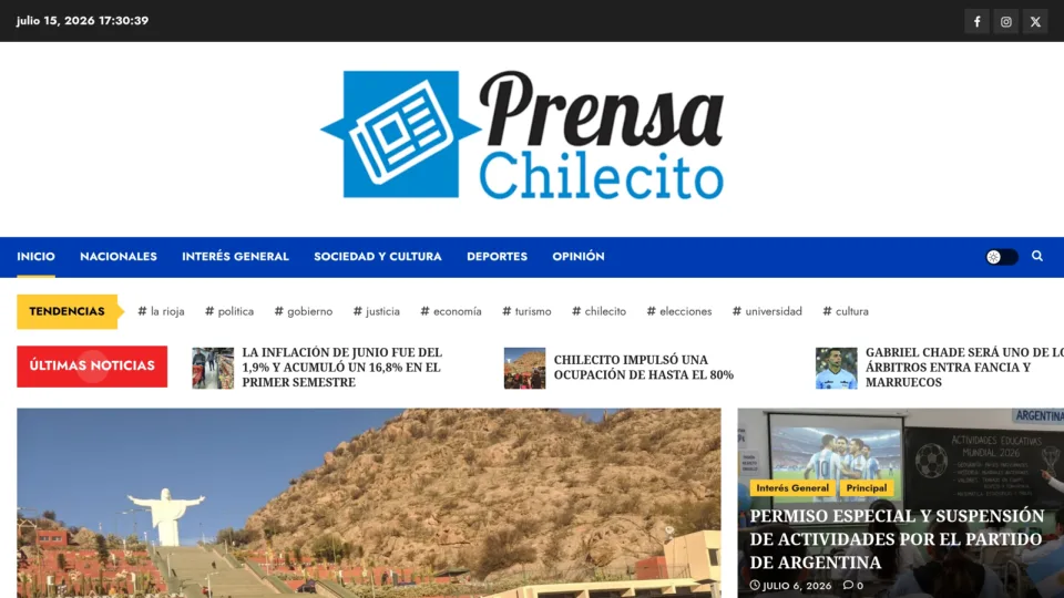 Captura de Prensa Chilecito