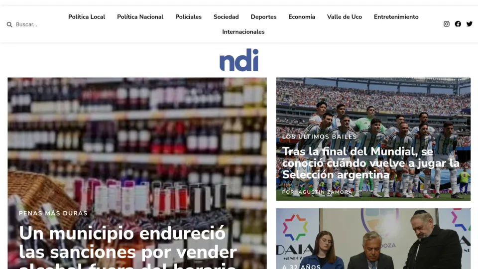 Captura de Diario NDI