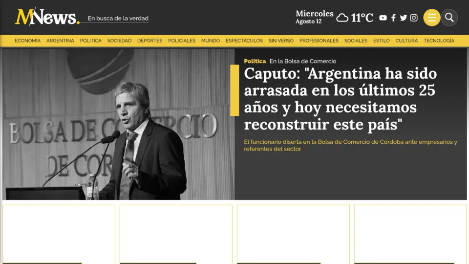Captura de Mnews