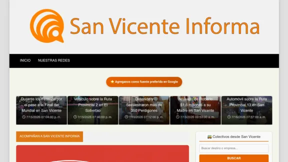 Captura de San Vicente Informa
