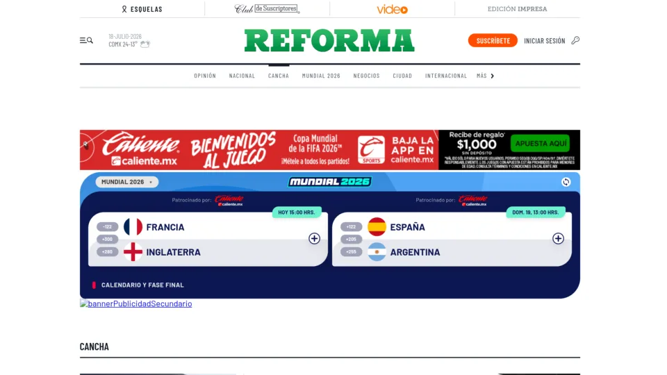 Captura de Cancha
