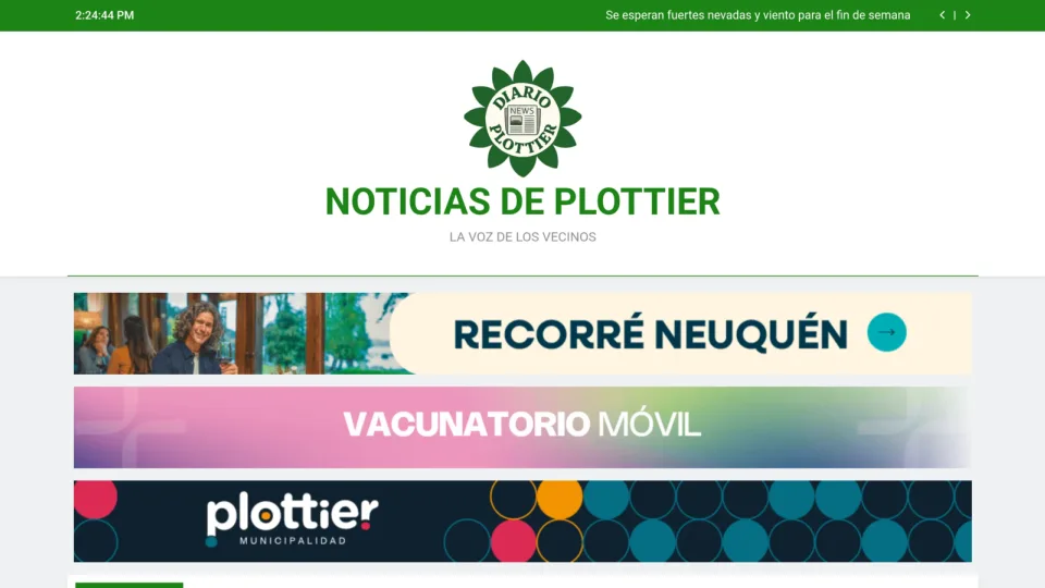 Captura de Noticias de Plottier