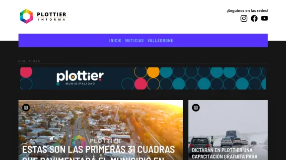 Captura de Plottier Informa