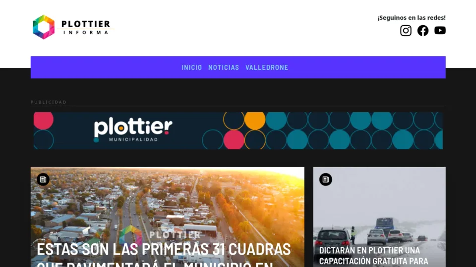Captura de Plottier Informa