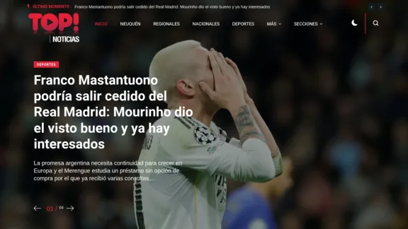 Captura de Top Noticias