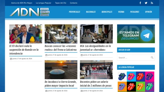 Captura de ADN Río Negro