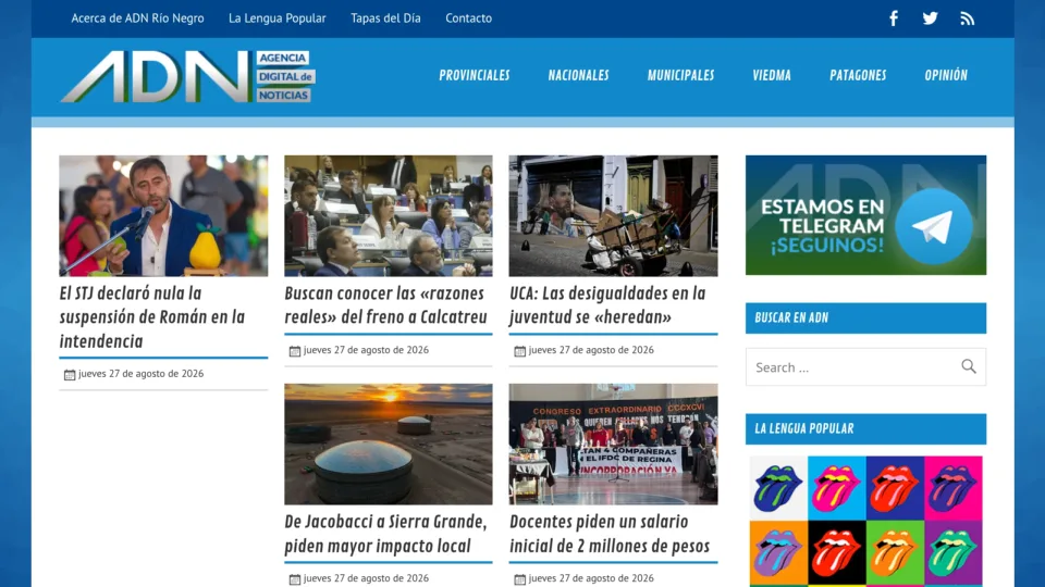 Captura de ADN Río Negro