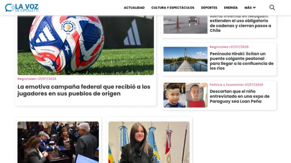 Captura de La Voz de Cipolletti