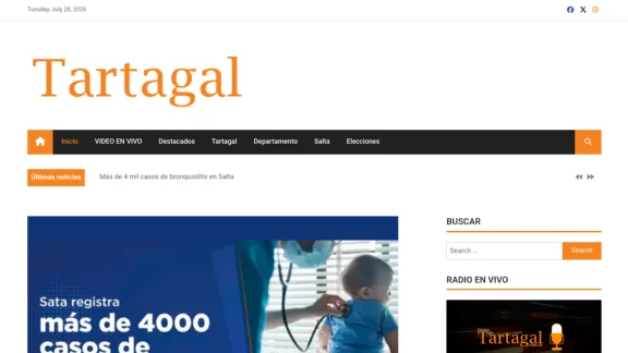 Captura de Diario de Tartagal