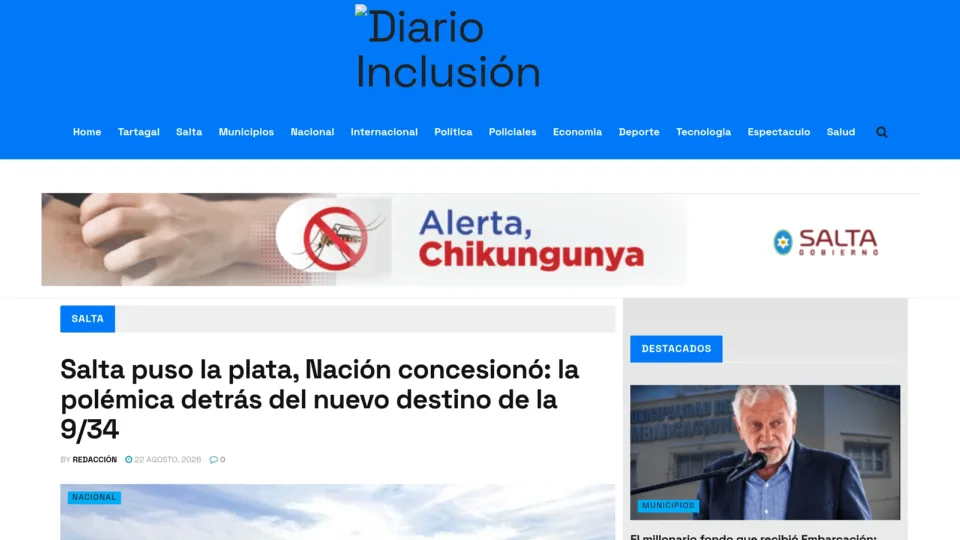 Captura de Diario Inclusión