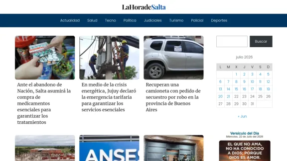 Captura de La Hora de Salta