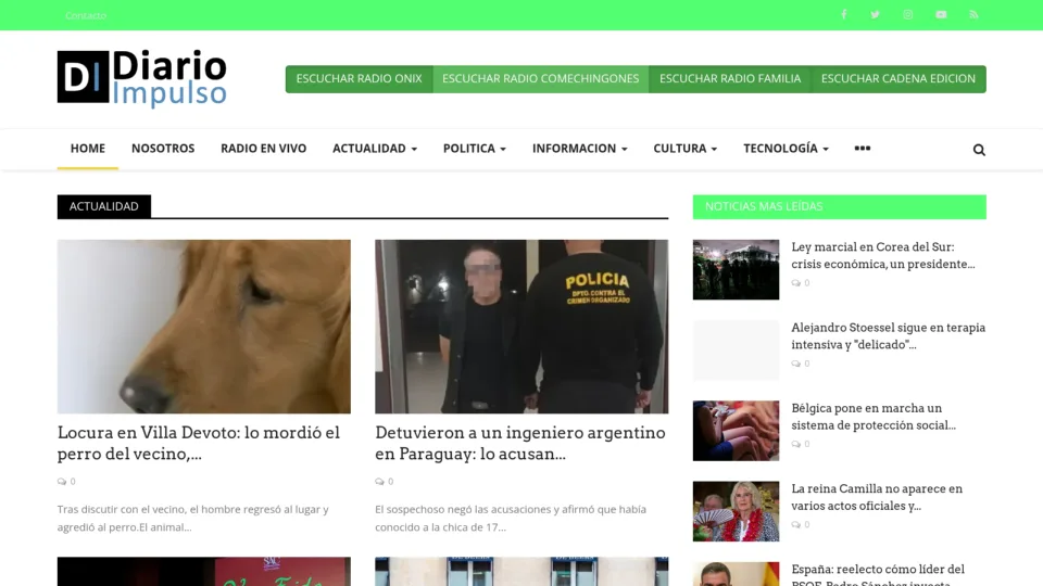 Captura de Diario Impulso