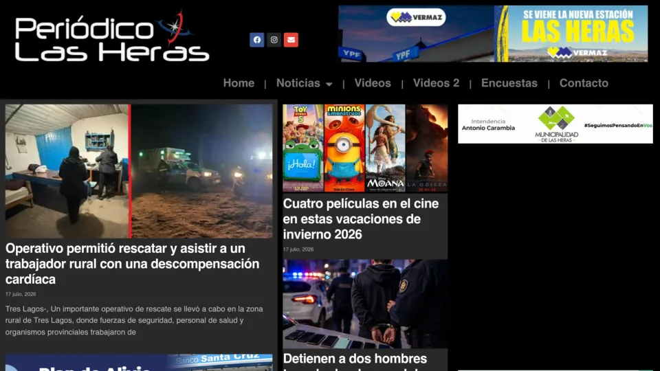 Captura de Periódico Las Heras