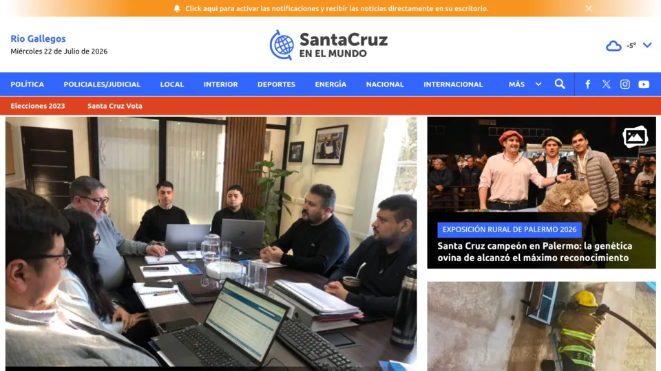 Captura de Santa Cruz en el Mundo