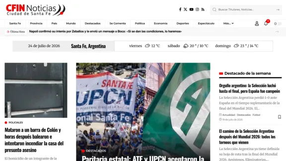 Captura de CFIN Noticias