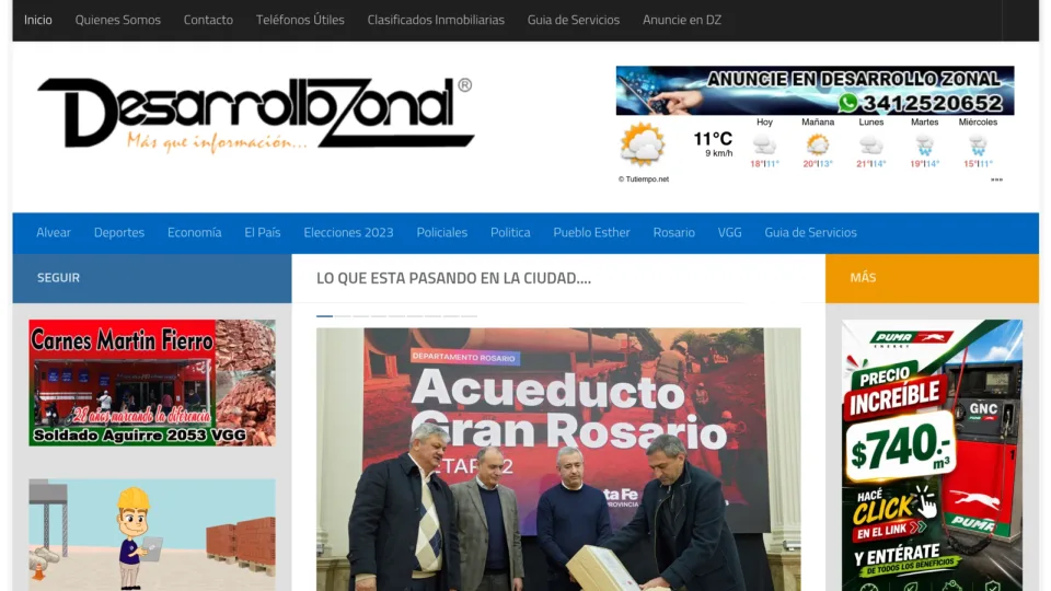 Captura de Desarrollo Zonal