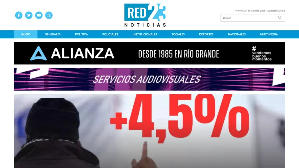 Captura de Red 23 Noticias