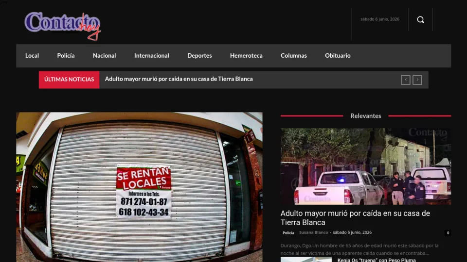 Captura de Contacto hoy