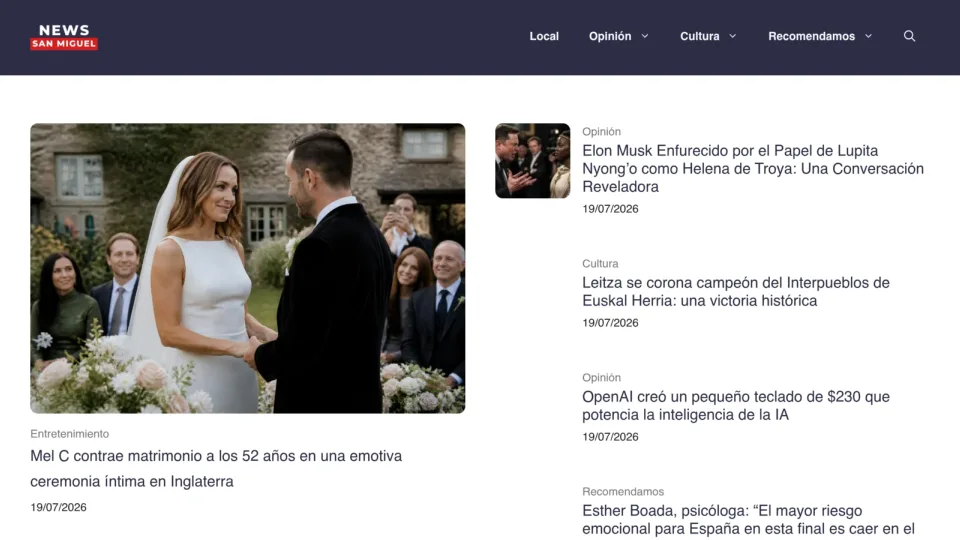 Captura de News San Miguel