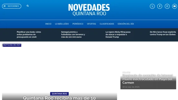 Captura de Novedades Quintana Roo