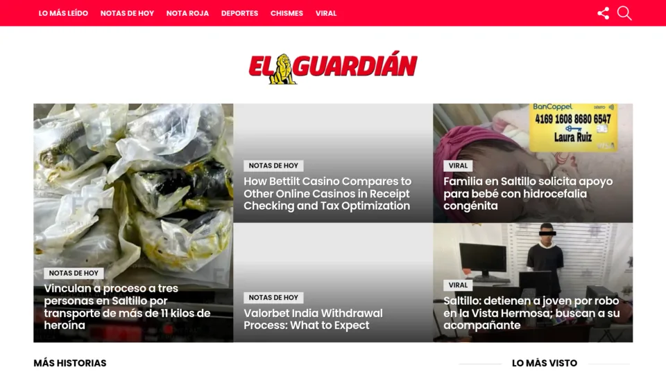 Captura de El Guardián MX