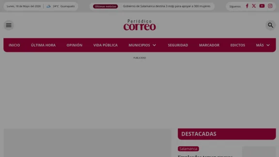 Captura de Periodico Correo