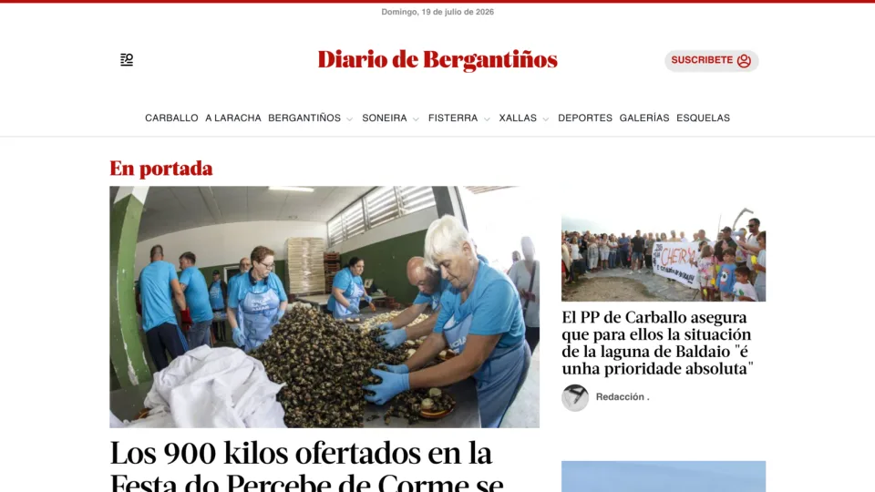 Captura de Diario de Bergantiños