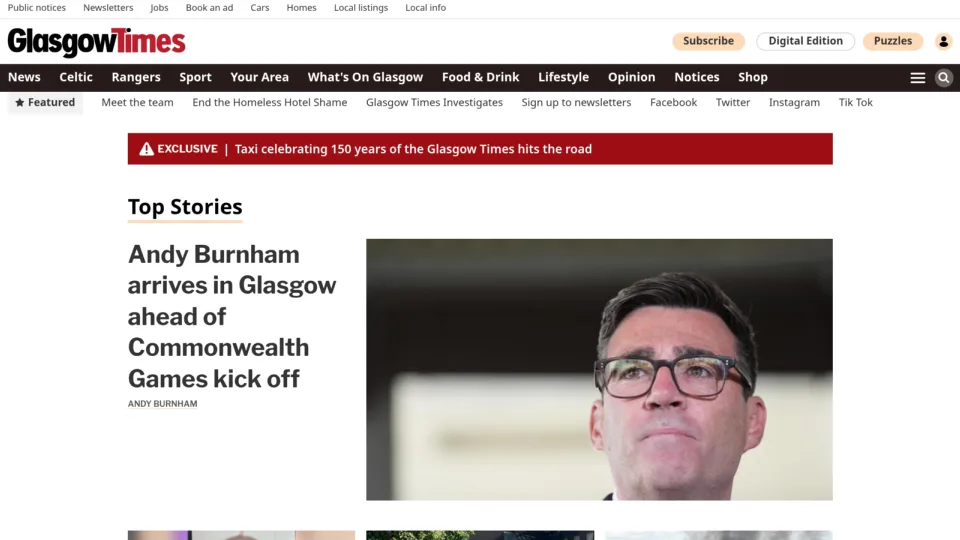 Captura de Glasgow Times