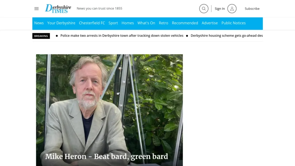 Captura de Derbyshire Times