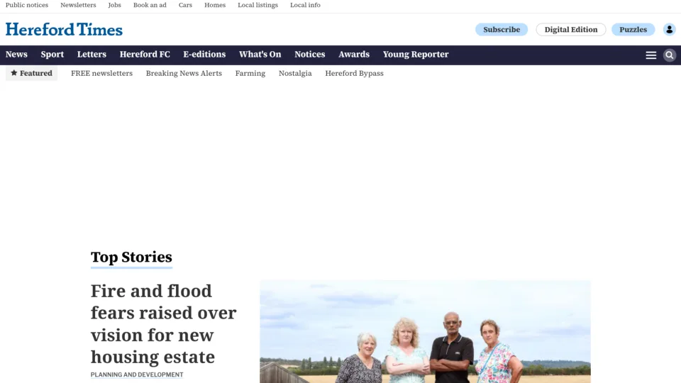 Captura de Hereford Times