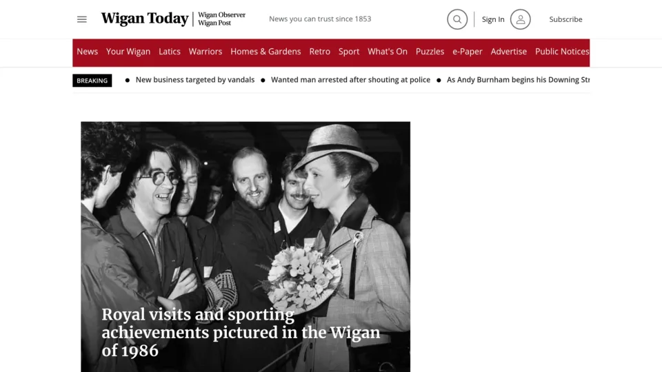 Captura de Wigan Today