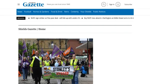 Captura de Shields Gazette