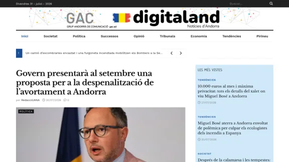 Captura de Digital Andorra