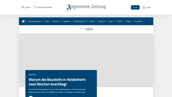 Captura de Allgemeine Zeitung Mainz