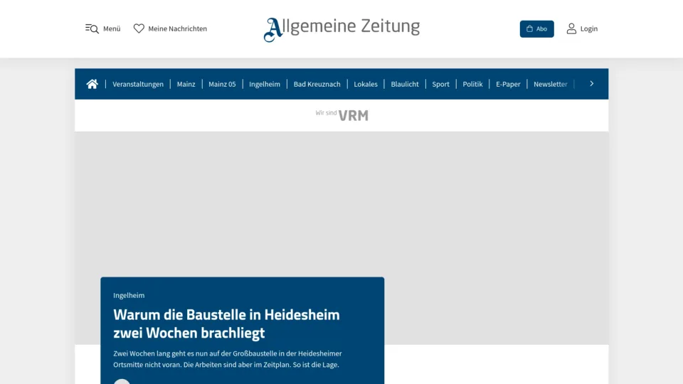 Captura de Allgemeine Zeitung Mainz